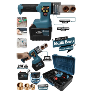 RETOOLS ŞARJLI BORU KAYNAK MAKİNESİ 15 PİLLİ